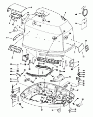   () - Evinrude (Engine Cover - Evinrude)