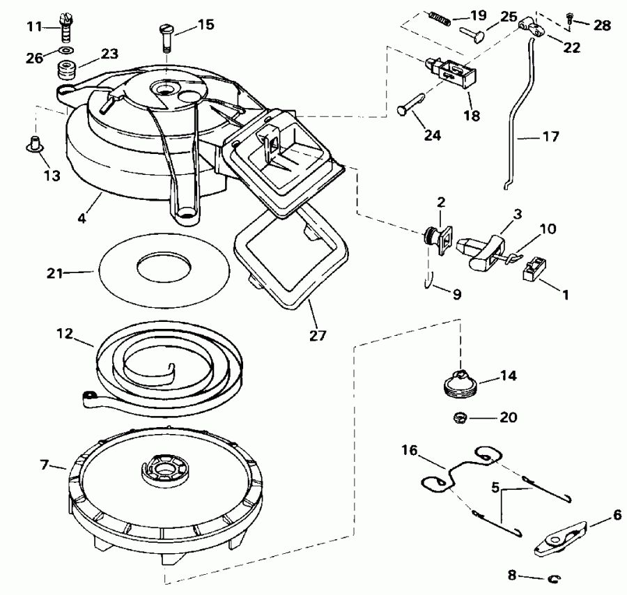 ��������� �������� ����� Evinrude E10RLETM 1993  - wind �������