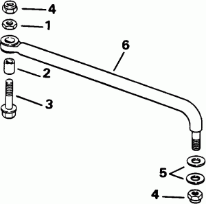    Kit (w / o   ) (Steering Link Kit (w/o Power Trim & Tilt))