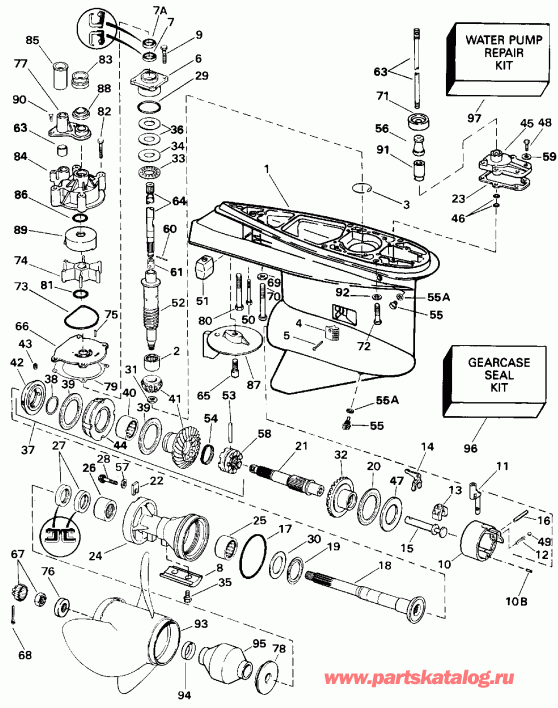  Evinrude E185ESXETA 1993  - Counter Rotation