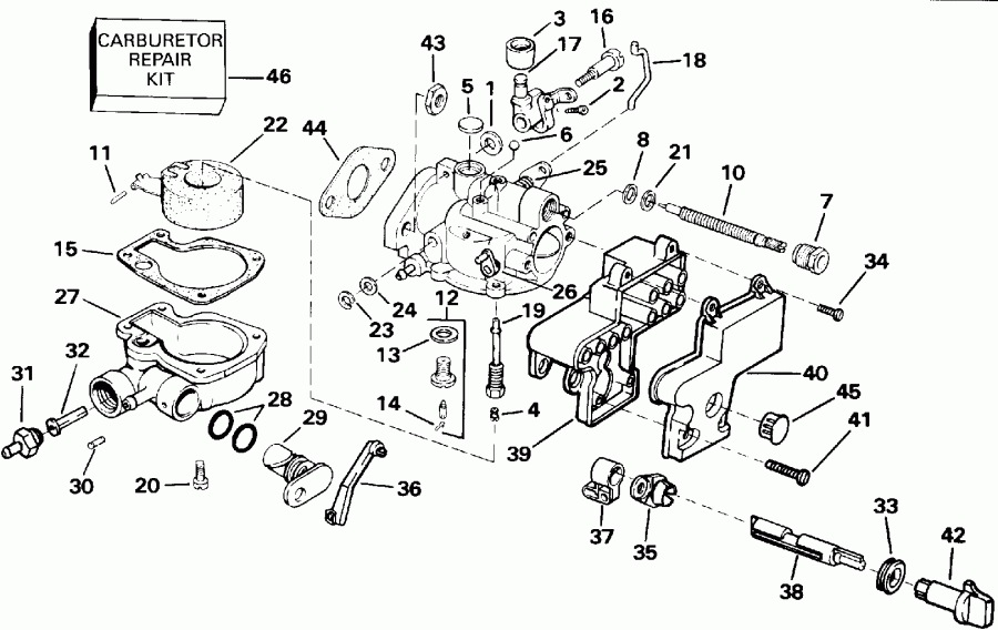    E4RLETB 1993  - rburetor / rburetor