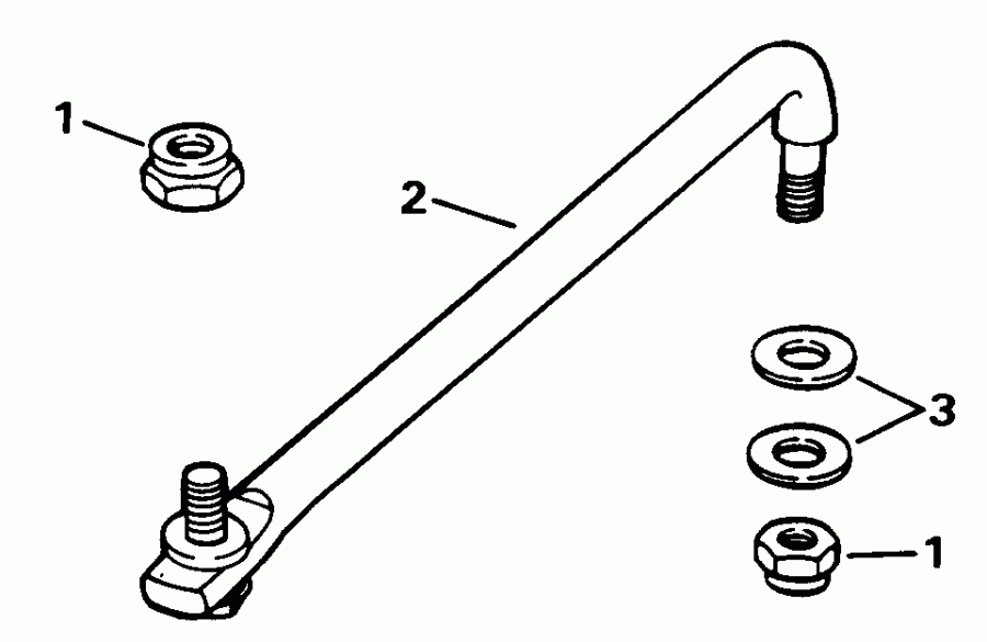     E70ELETS 1993  - eering Link Kit (w/power Trim & Tilt) - ee  Kit (w /   )