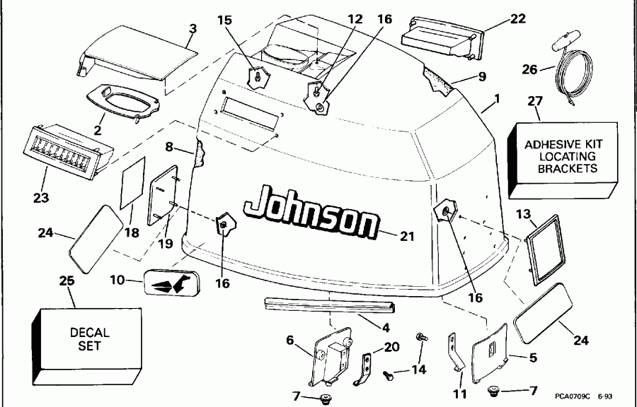    EVINRUDE E90TXARC 1994  - Johnson / Johnson