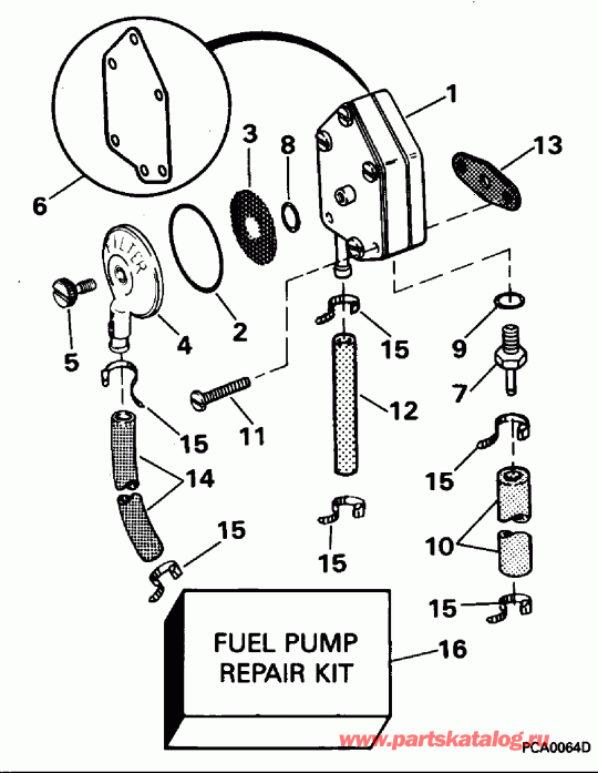  Evinrude E25REOR 1995  - el Pump