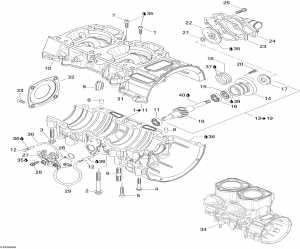 01-       (01- Crankcase, Water Pump And Oil Pump)