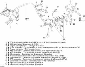 10-     Electronic Module (10- Engine Harness And Electronic Module)