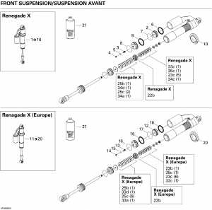 07- Take Apart Shock, Front Renegade X (07- Take Apart Shock, Front Renegade X)