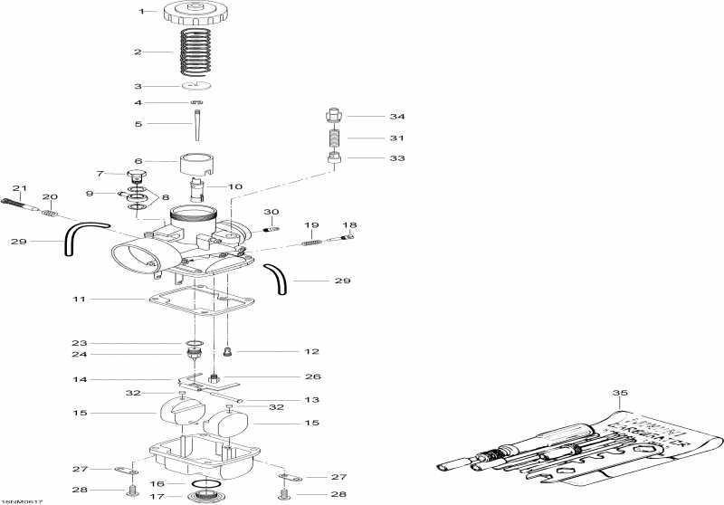 Skandic LT 440F, 2006  - Carburetor