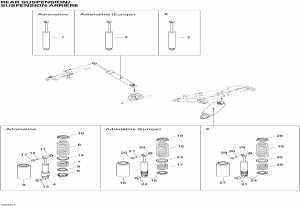 08-   Shocks 600ho (08- Rear Suspension Shocks 600ho)