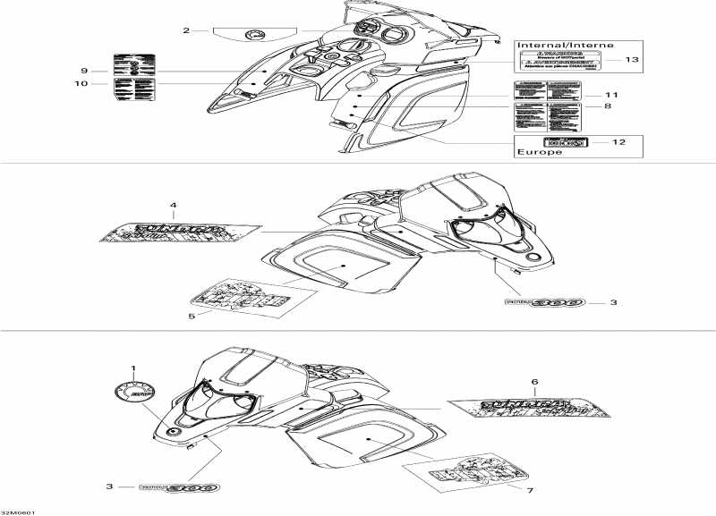   Tundra 300F, 2006 - Decals