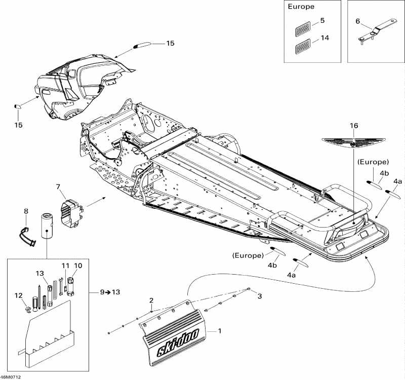  Ski-doo Expedition Sport 550F, 2007 - Utilities