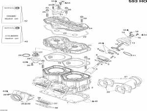 01- ,      (01- Cylinder, Exhaust Manifold And Reed Valve)