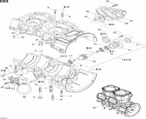 01-       (01- Crankcase, Water Pump And Oil Pump)