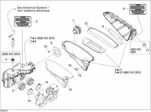 02- Air   System 500ss, 600 Ho (02- Air Intake System 500ss, 600 Ho)