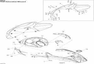 09-    Console 500 Ss, 600 Ho (09- Windshield And Console 500 Ss, 600 Ho)