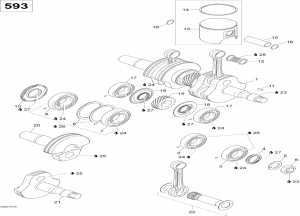 01-    600 Suv (01- Crankshaft And Pistons 600 Suv)