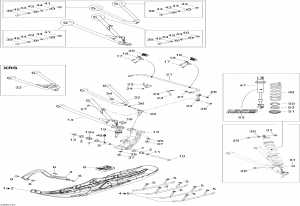 07-     X (07- Front Suspension And Ski X)