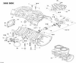 01-       (01- Crankcase, Water Pump And Oil Pump)