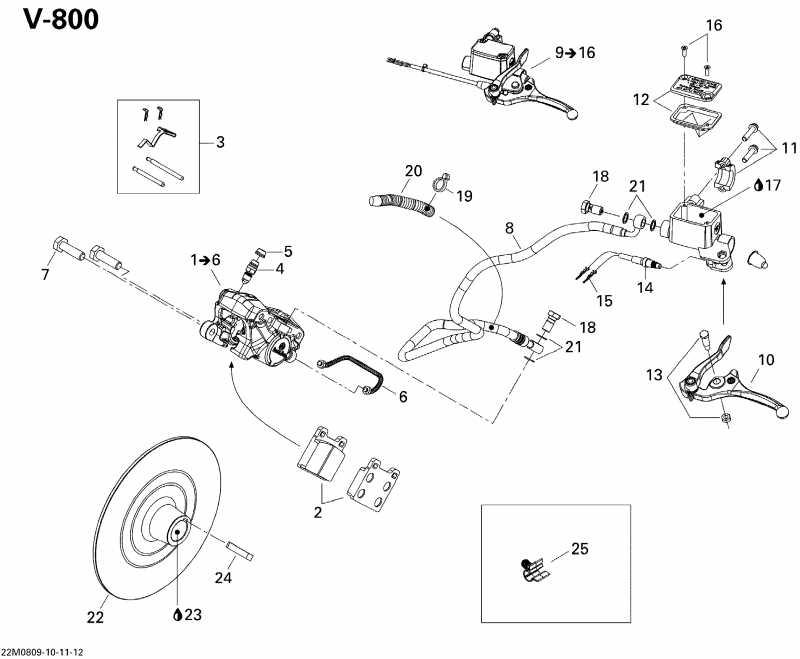 SkiDoo Legend Touring V800, 2008 - Hydraulic Brakes