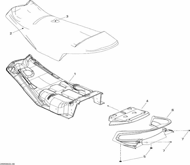 �������� BRP ������ MX Z 550X, 2008 - Seat 550x