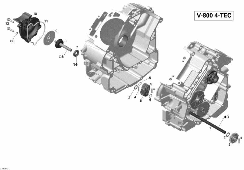  Skidoo Skandic Tundra LT V800 4-TEC, 2009  - Engine Cooling