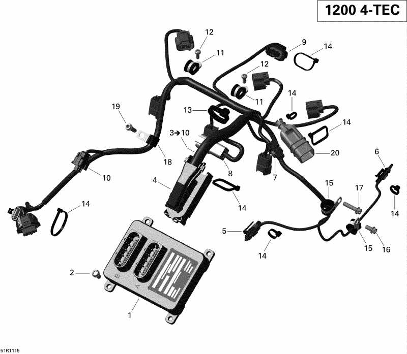  SkiDoo Expedition SE 1200 XU, 2011  -     Electronic Module