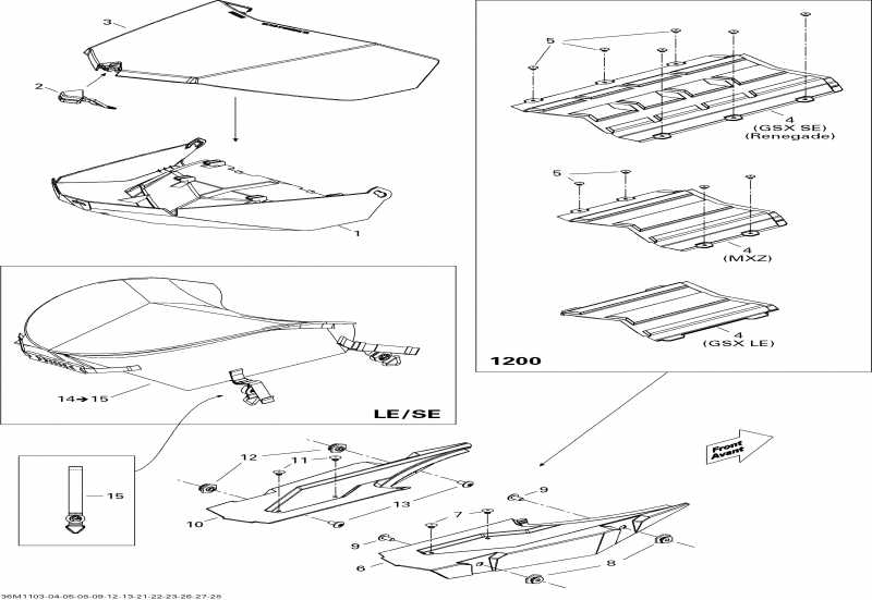  Skidoo  MX Z TNT 800R ETEC, 2011 - Luggage Rack