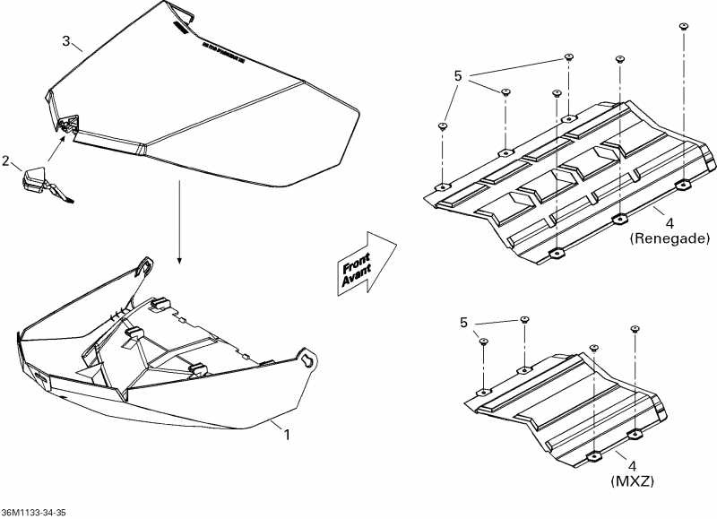 SKIDOO MXZ Sport 600ACE, 2011 - Luggage Rack