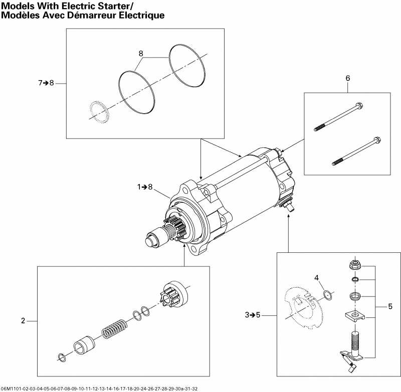 BRP  Summit EVEREST 800R E-TEC, 2011 - Electric Starter