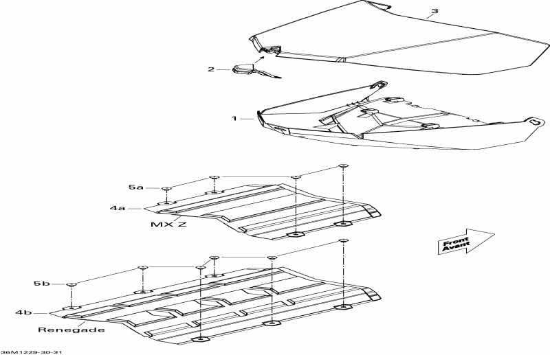 snowmobile Skidoo  MXZ TNT 600ACE LFF, 2012 - Luggage Rack