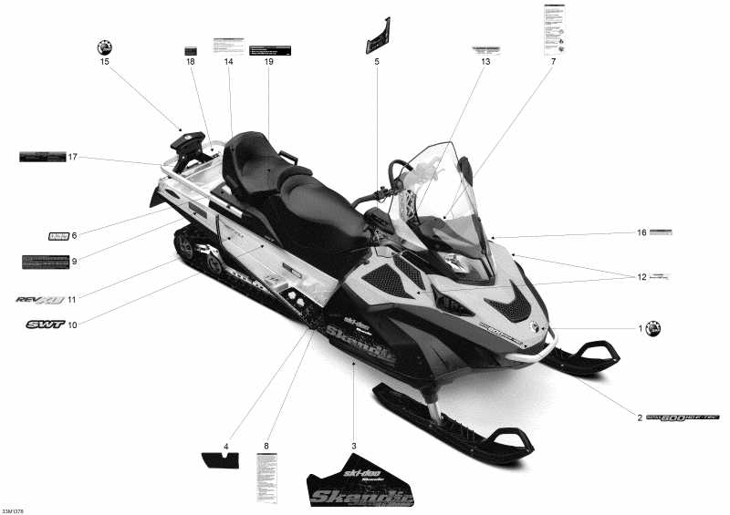 Skidoo Skandic SWT 600HOETEC XU, 2013 - 