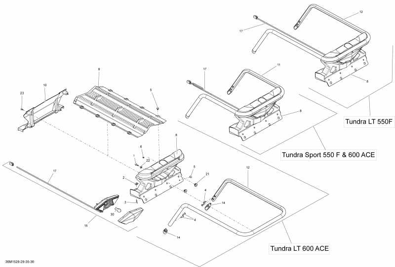   Tundra Sport 600ACE XU137, 2015  - 36m1535