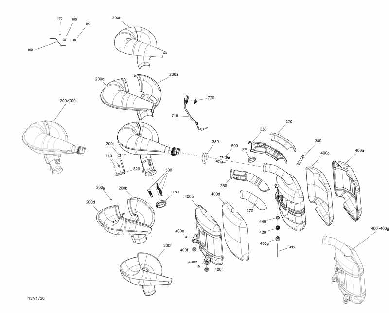 �������� Skidoo - Exhaust System All Models