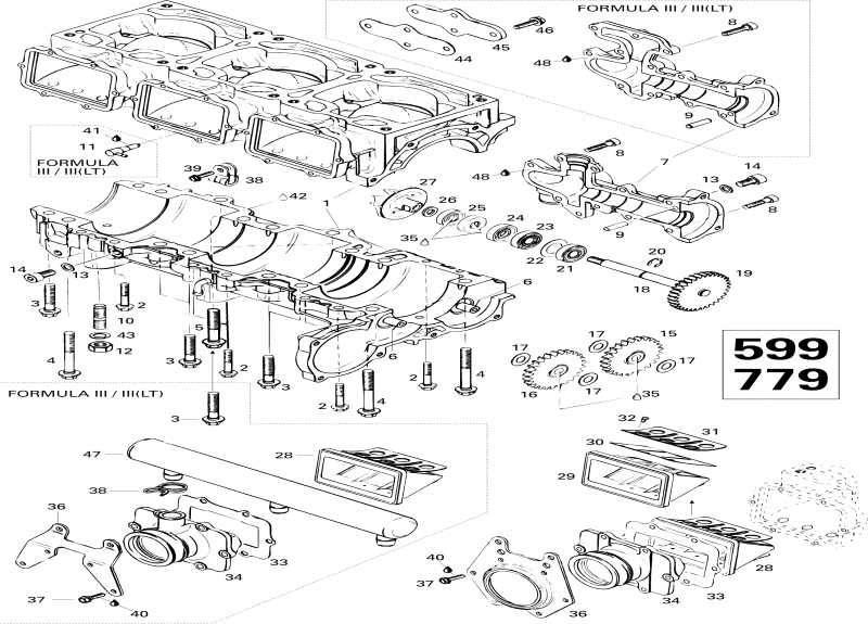 snowmobile Ski-doo Formula III LT, 1996  -   (599)