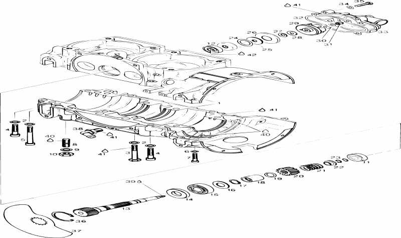  Skidoo - Crankcase