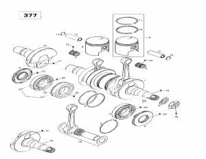 01-    (377) (01- Crankshaft And Pistons (377))