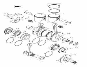 01-    (503) (01- Crankshaft And Pistons (503))