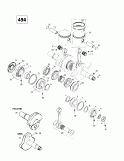 01-    (494) (01- Crankshaft And Pistons (494))