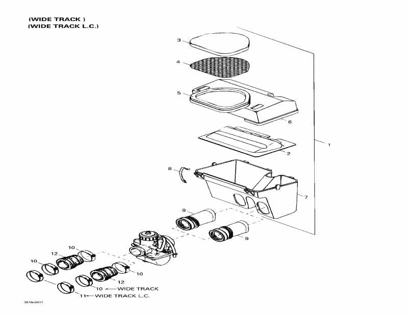  Skidoo Skandic Wide Track, 1998  - Air Silencer