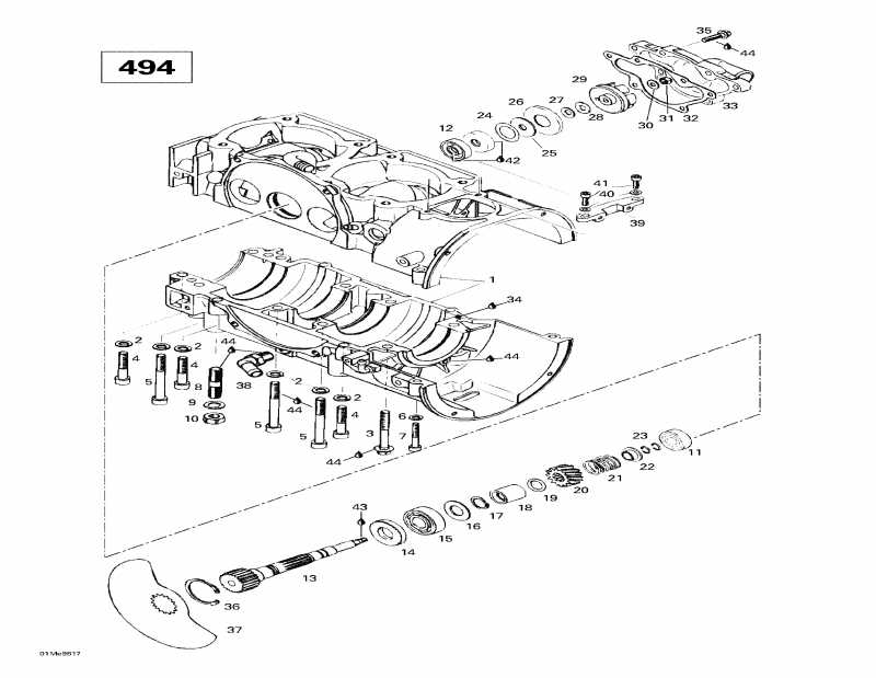 SKIDOO Skandic Wide Track LC, 1998  -  , Rotary ,   (494)