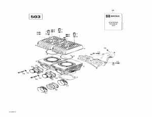 01- ,   (503) (01- Cylinder, Exhaust Manifold (503))