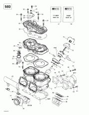 01- ,  ,   (01- Cylinder, Exhaust Manifold, Reed Valve)