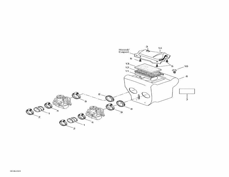 BRP SkiDoo Formula S, 2000 - Air   System