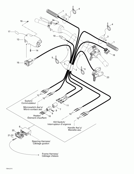 Ski Doo  Formula Z 600/700, 2000 -   System