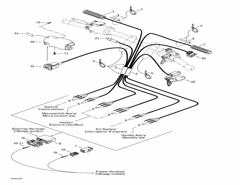   MX Z 500, 2000 - Steering System