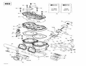 01- ,  ,   (01- Cylinder, Exhaust Manifold, Reed Valve)