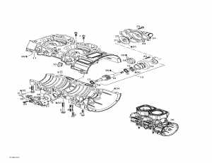 01-       (01- Crankcase, Water Pump And Oil Pump)