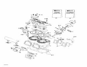 01- ,   (01- Cylinder, Exhaust Manifold)