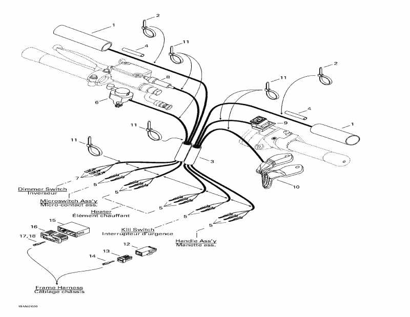 SKIDOO MX Z X 440 LC, 2000 - Steering System