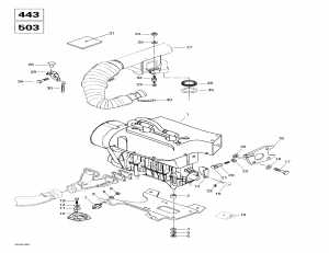 01-  Sport  Muffler (443, 503) (01- Engine Support And Muffler (443, 503))